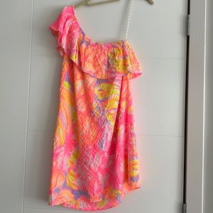 Iilly pulitzer one shoulder dress